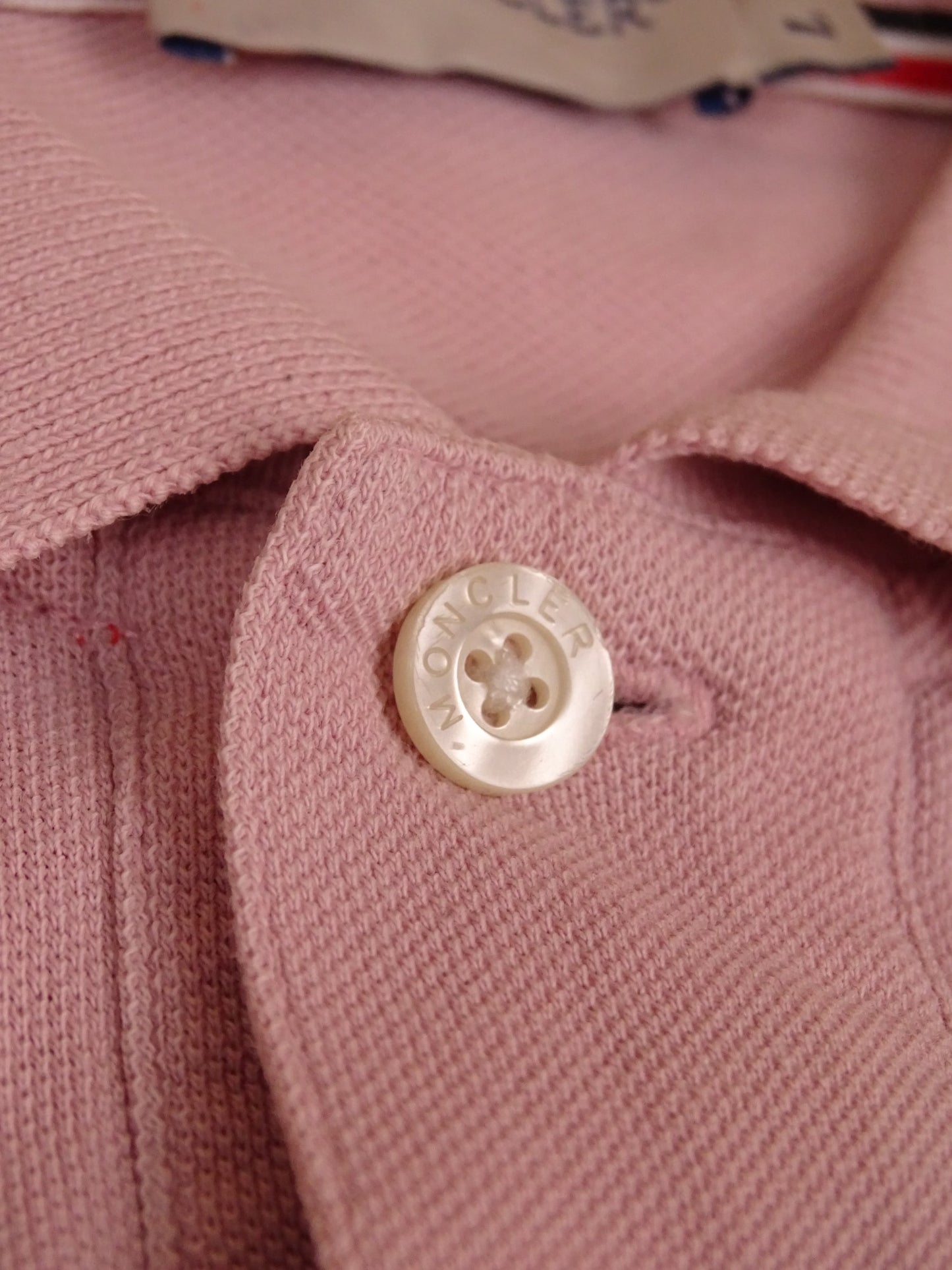 Polo Moncler Rose Coton L