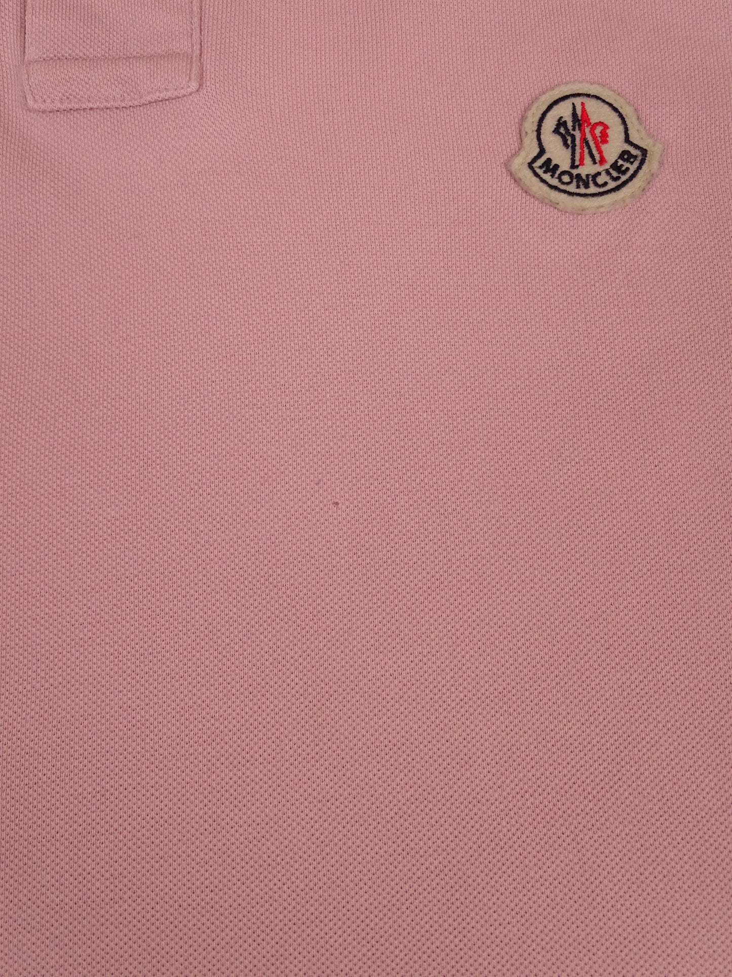 Polo Moncler Rose Coton L