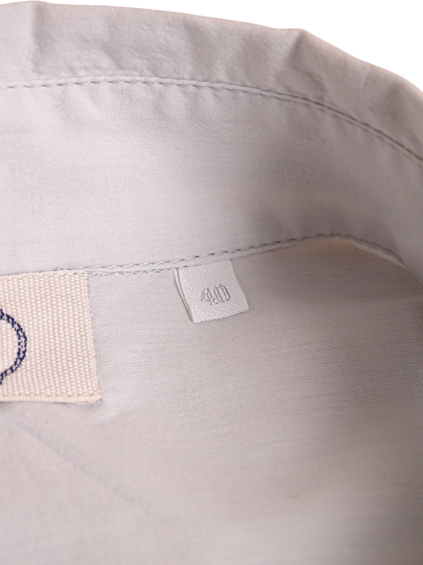 Chemise Prada Bleu Clair Uni Logo Torse M Homme
