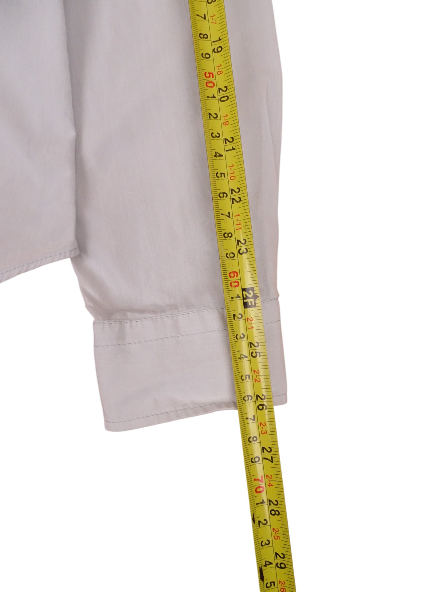 Chemise Prada Bleu Clair Uni Logo Torse M Homme