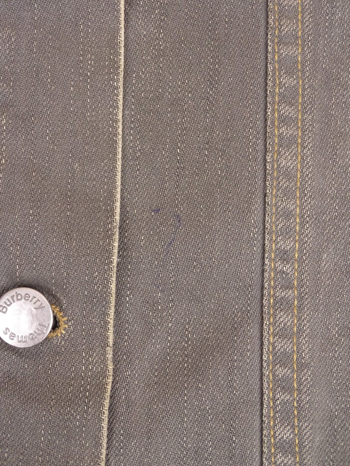 Veste En Jean Grise Déchirée Burberry Femme M