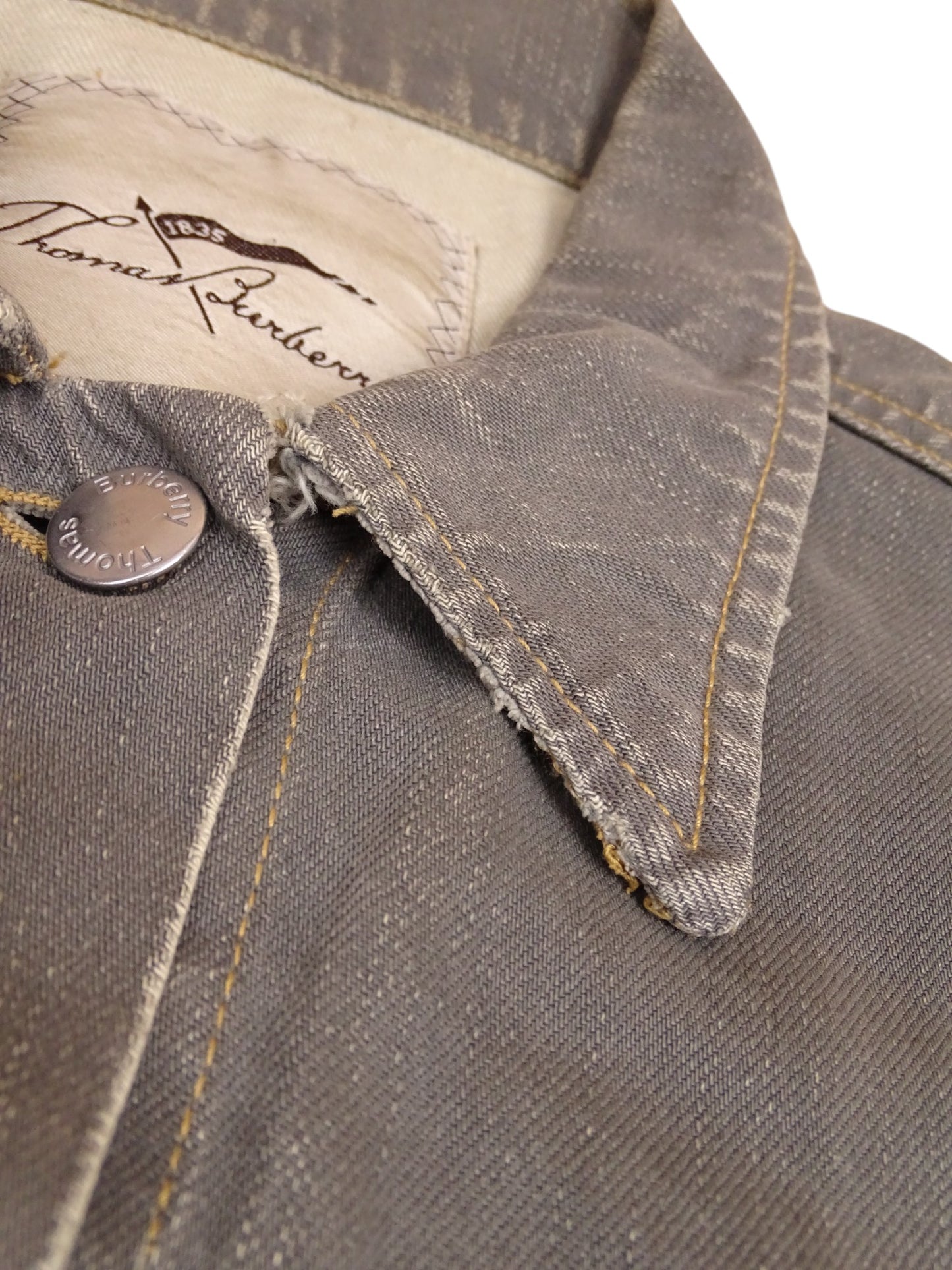 Veste En Jean Grise Déchirée Burberry Femme M