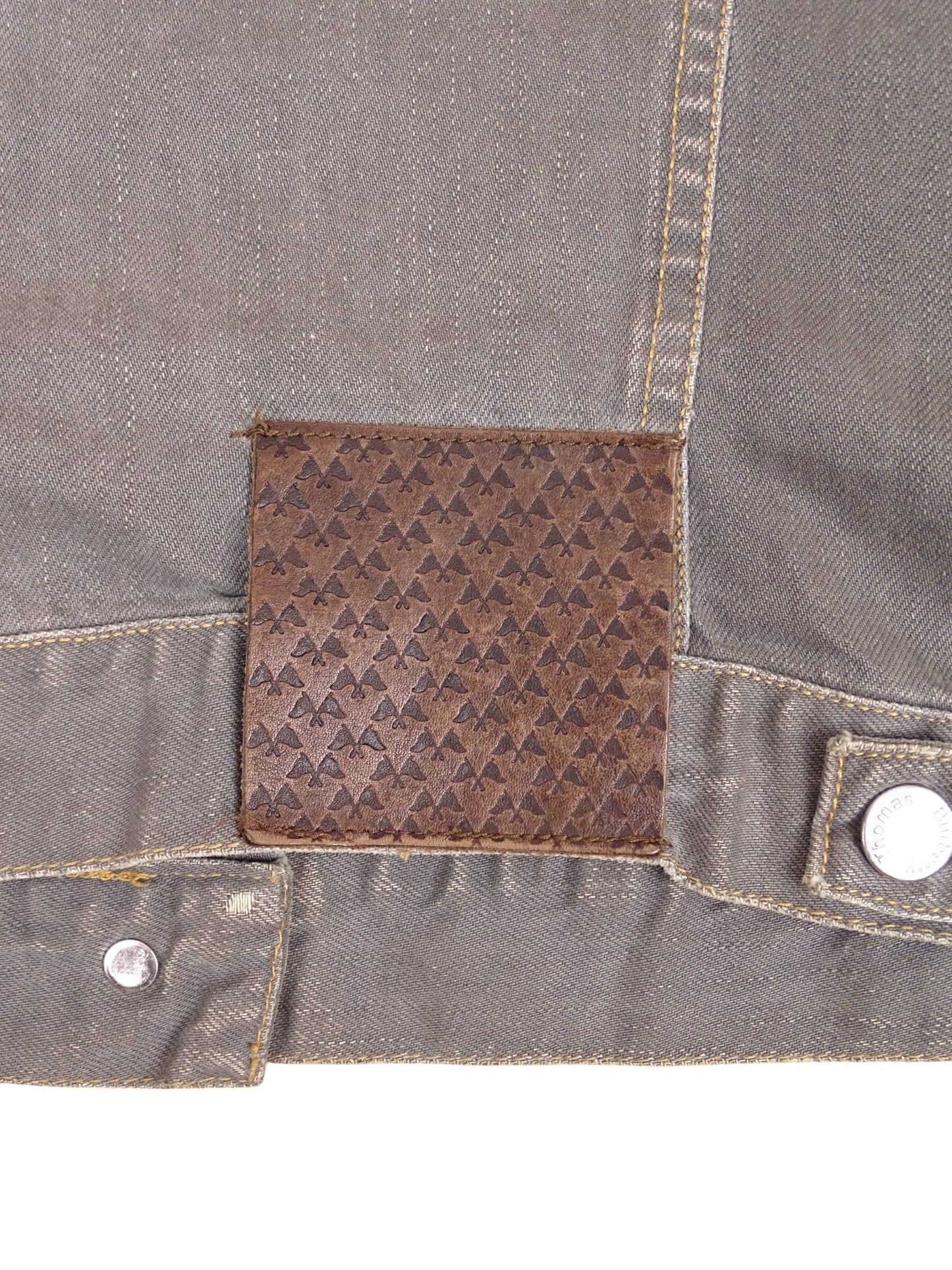 Veste En Jean Grise Déchirée Burberry Femme M