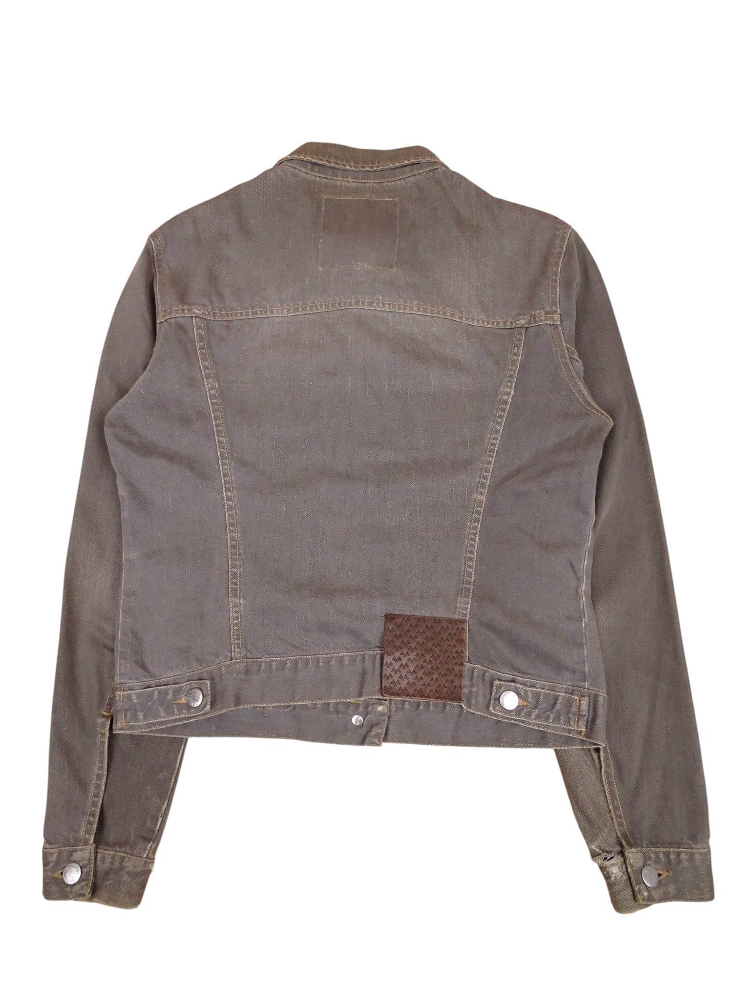 Veste En Jean Grise Déchirée Burberry Femme M