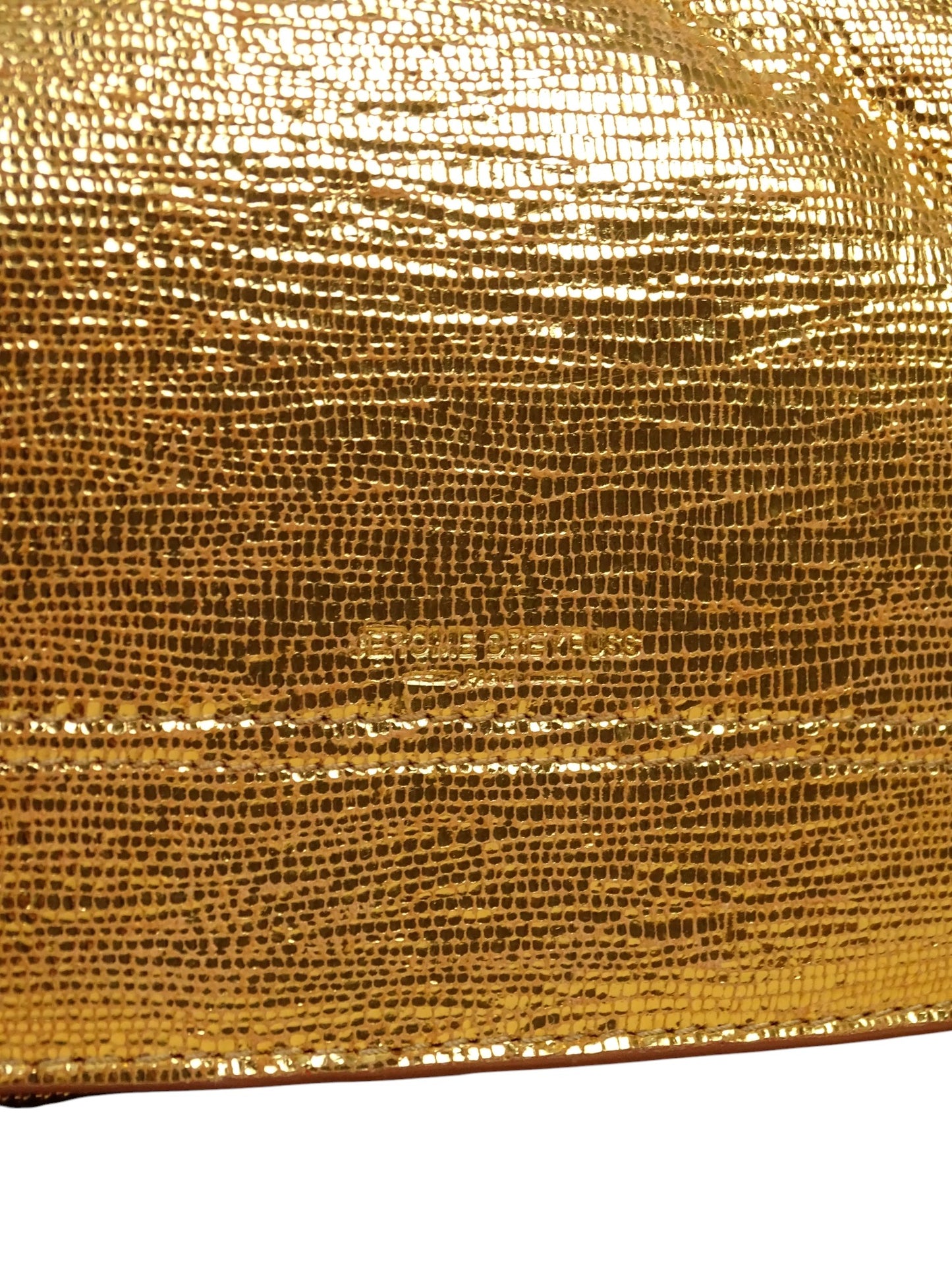 Sac Jérôme Dreyfuss Bobi Lamé Or S