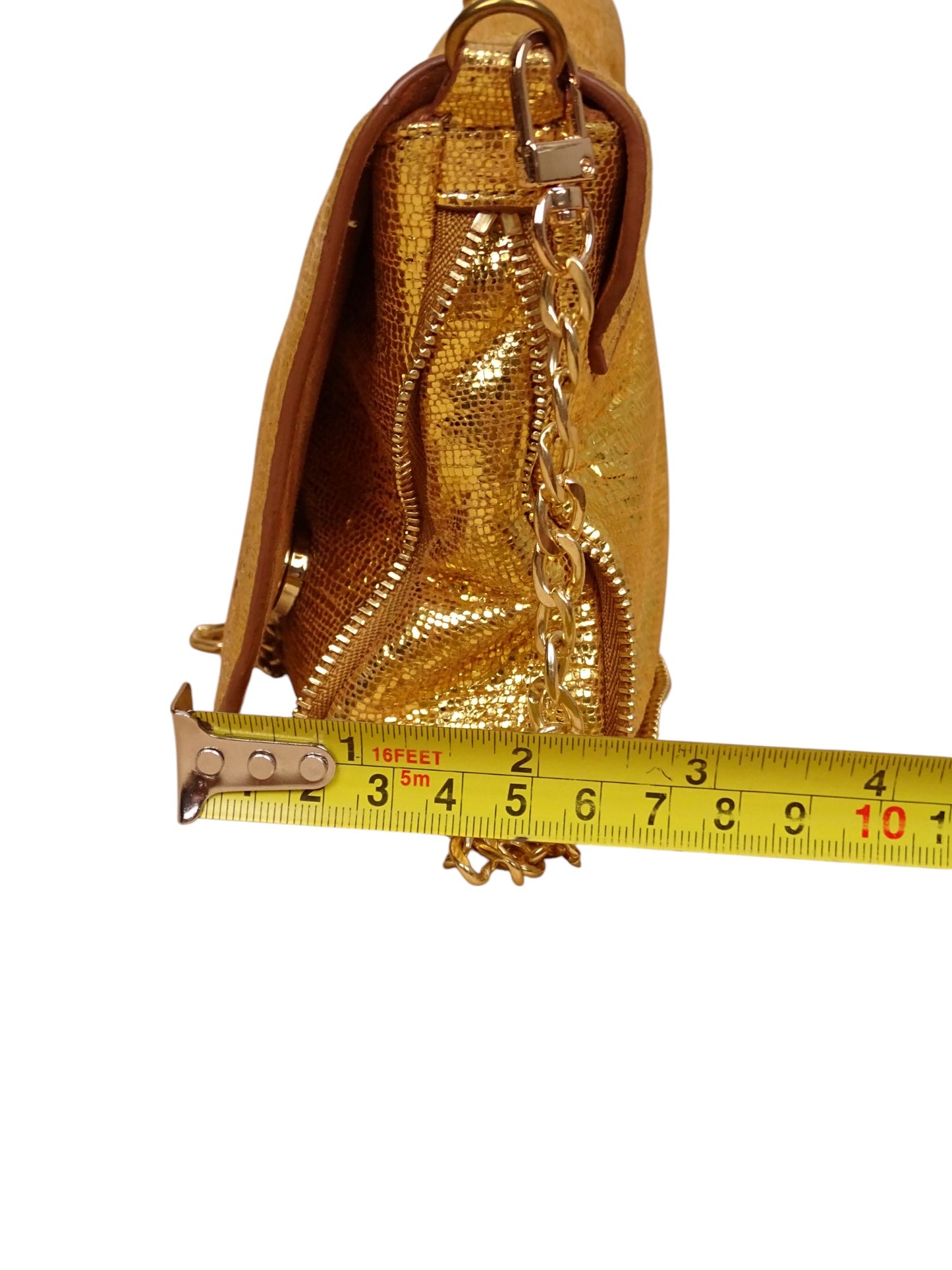Sac Jérôme Dreyfuss Bobi Lamé Or S