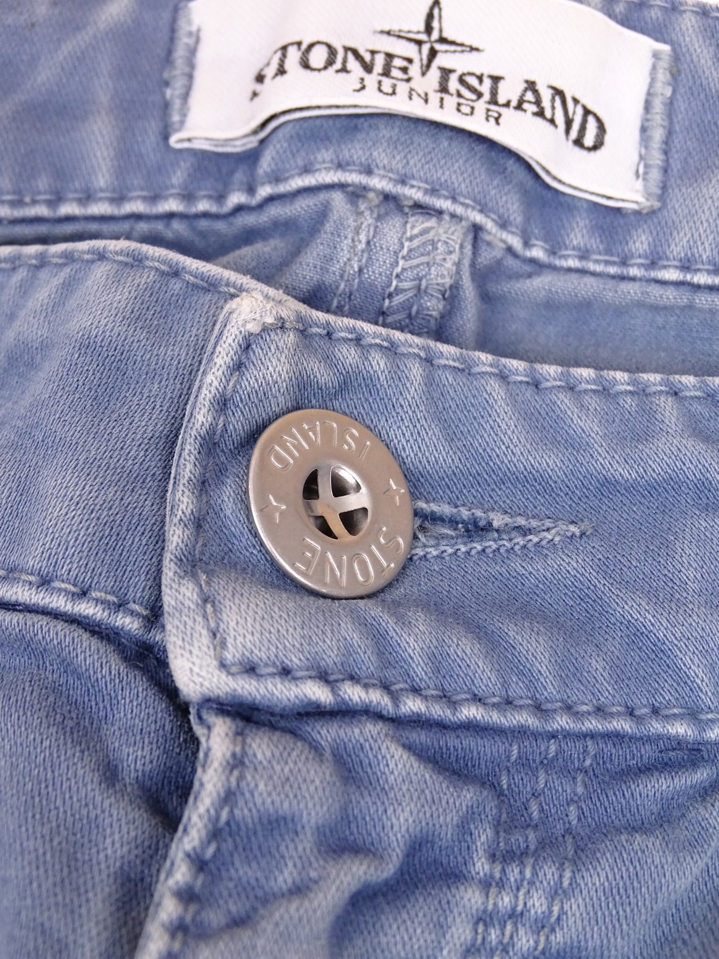 Short Stone Island Bleu Taille 14 Ans