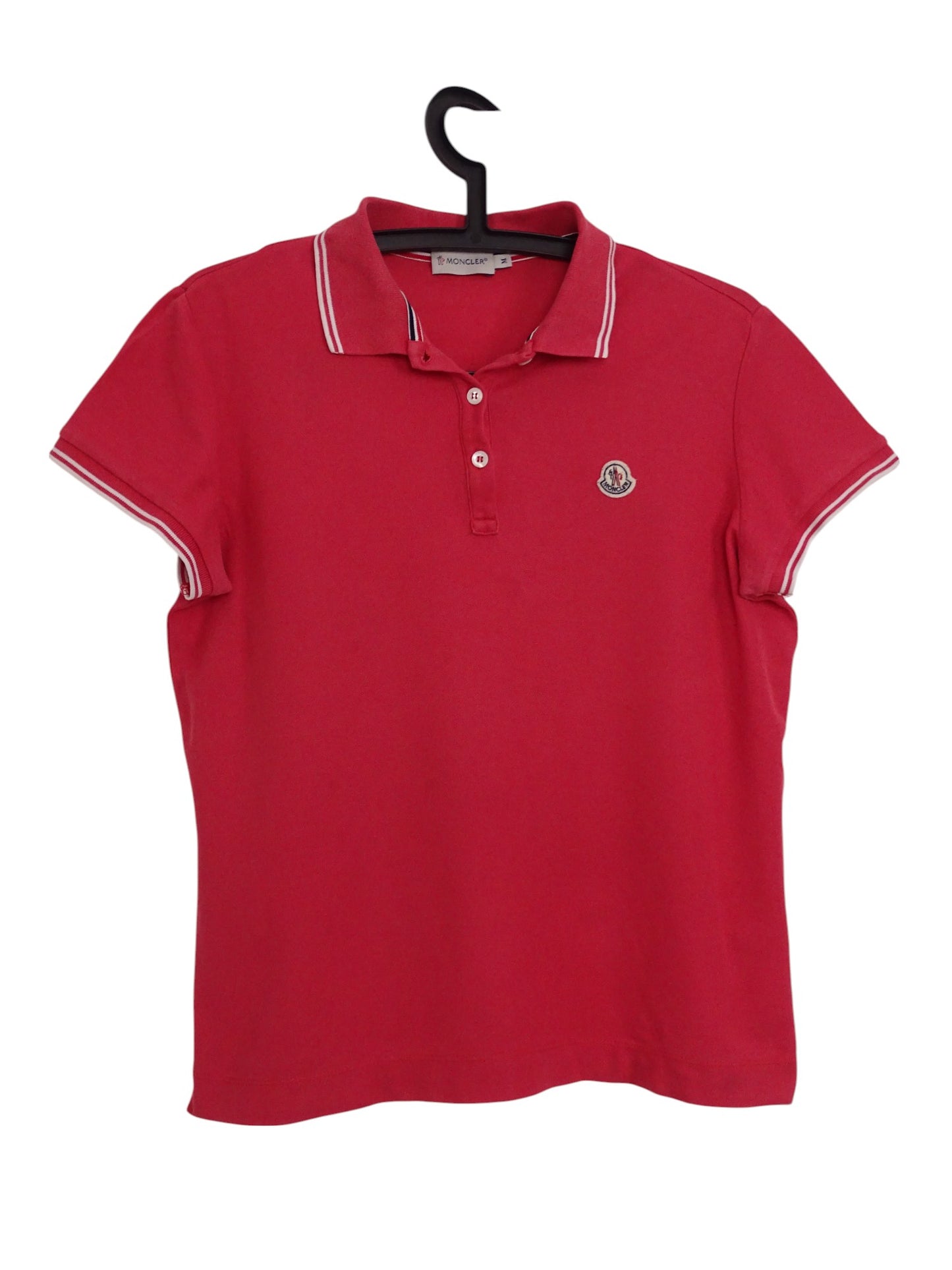 Polo Moncler Rose Saumon M Femme