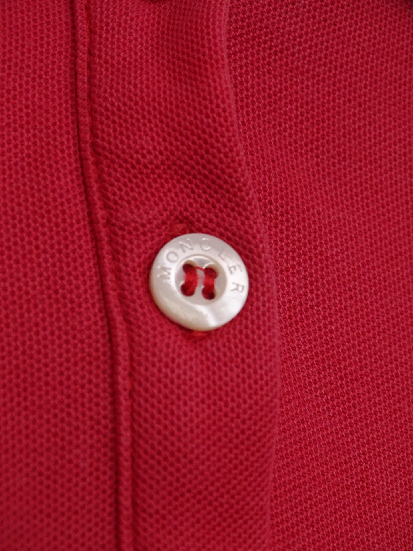 Polo Moncler Rose Saumon M Femme