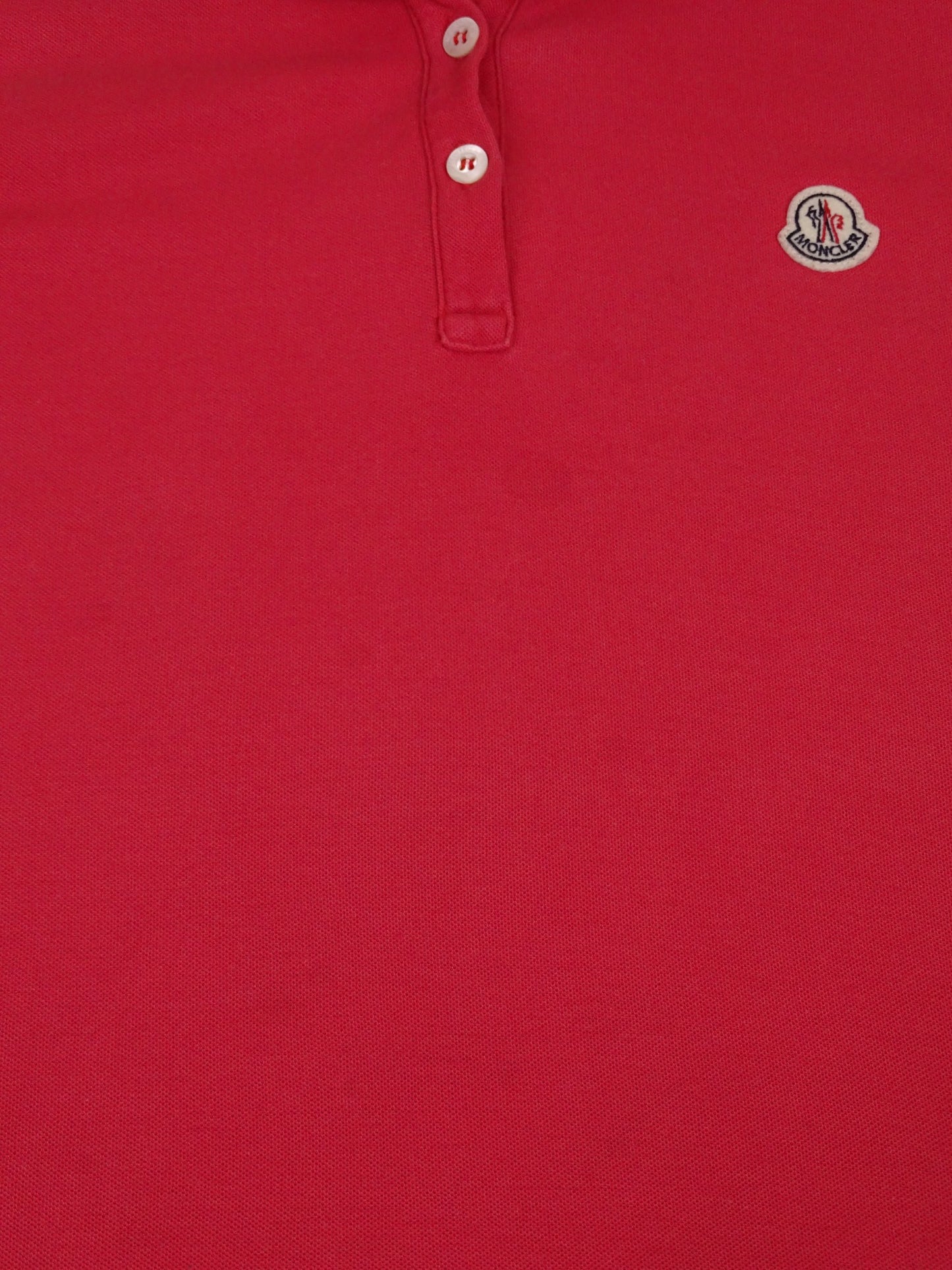Polo Moncler Rose Saumon M Femme