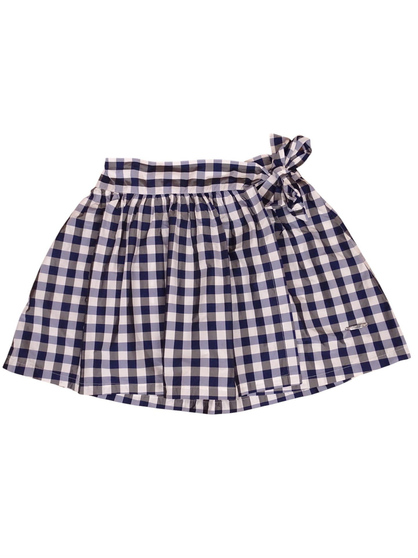 Jupe Burberry Carreaux Bleu Blanc Taille M Femme