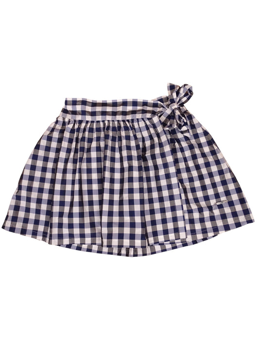 Jupe Burberry Carreaux Bleu Blanc Taille M Femme