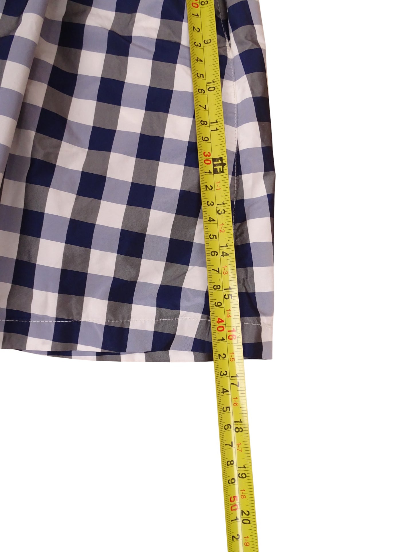 Jupe Burberry Carreaux Bleu Blanc Taille M Femme
