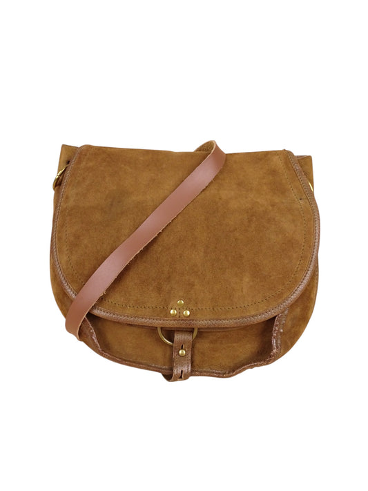 Sac Jérôme Dreyfuss Felix Daim Cuir Marron