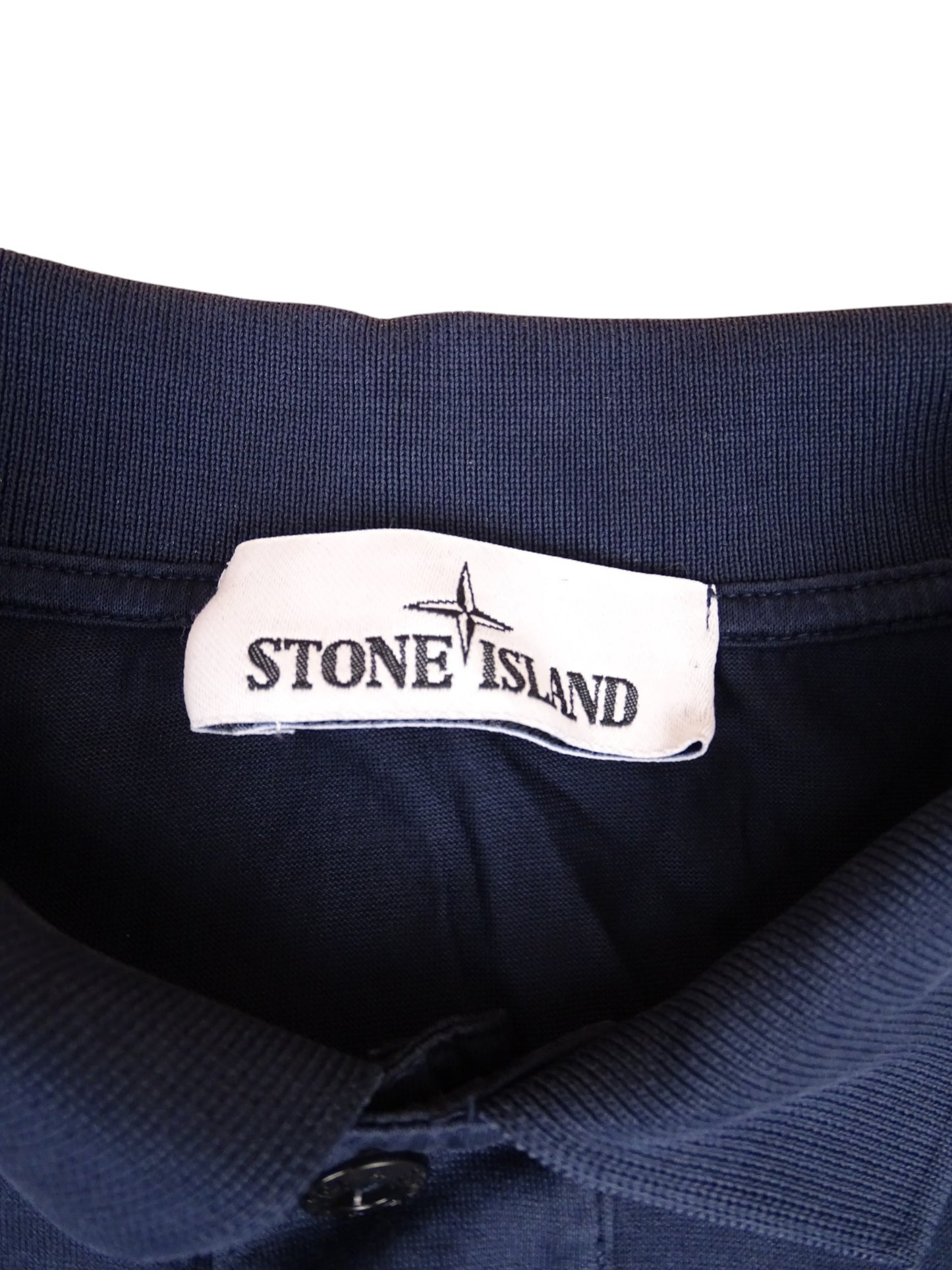 Polo Stone Island Bleu Marine Coton M Homme