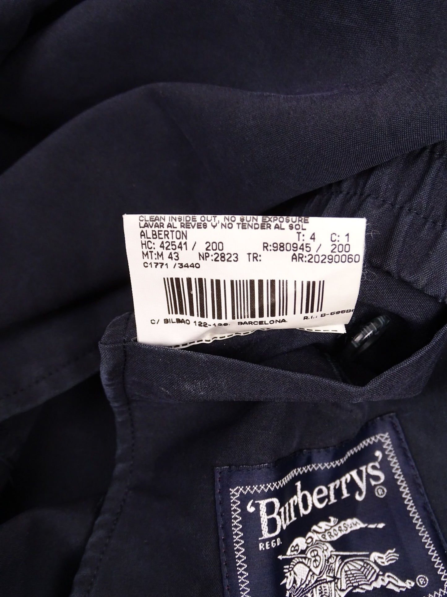 Cardigan Burberry Bleu Marine L Homme