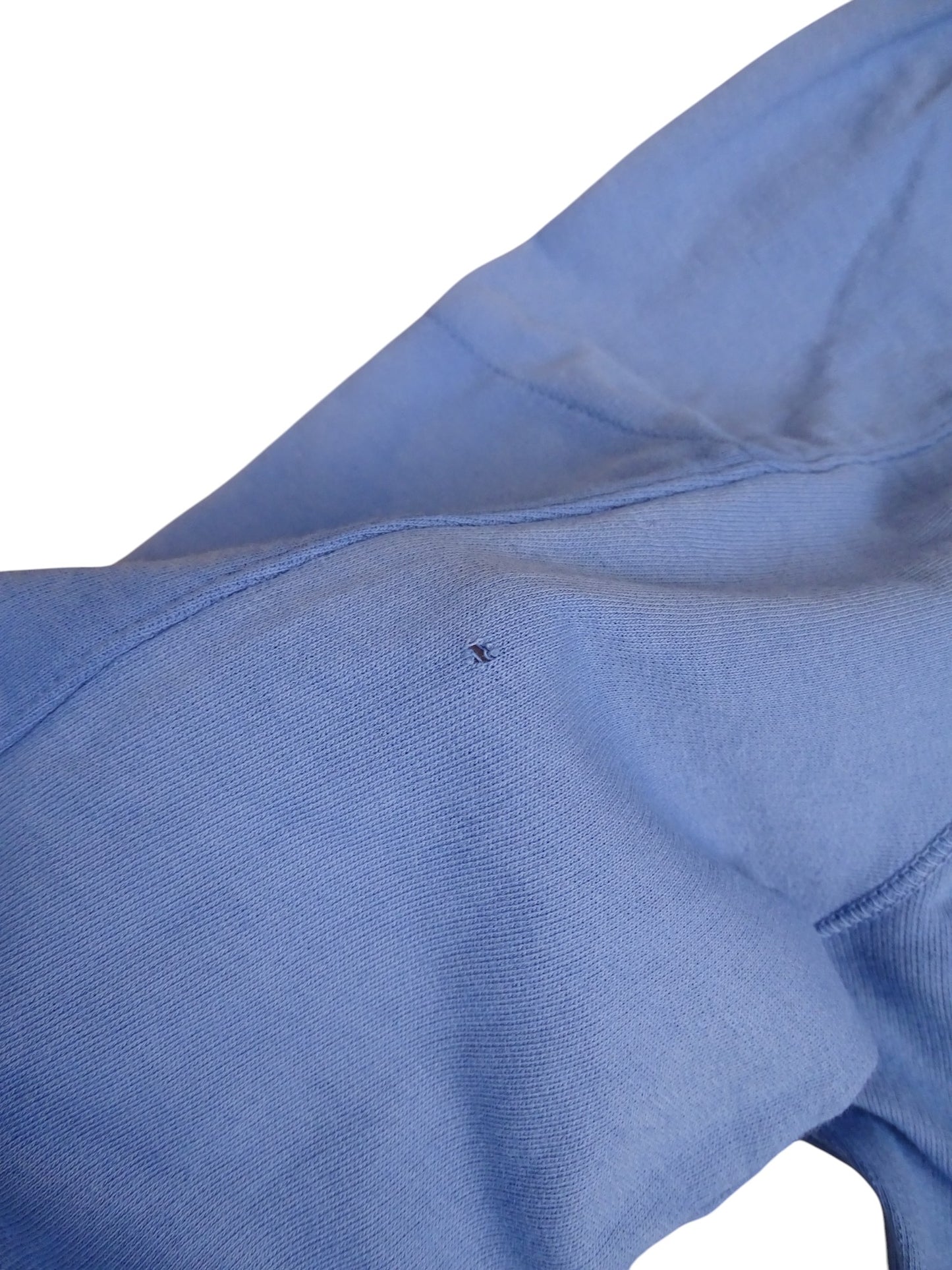Sweat À Capuche CP Company Vintage Bleu Recoloré L Homme