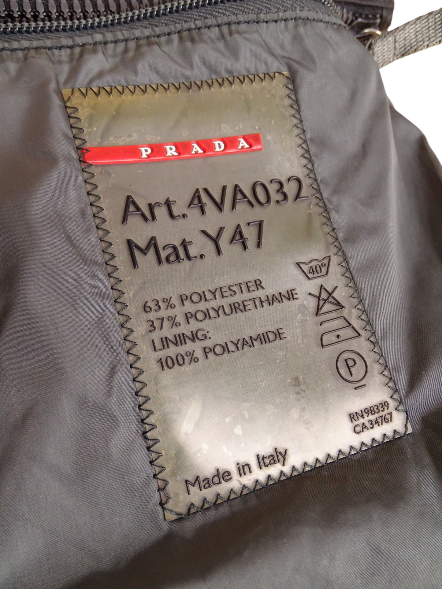 Sacoche Prada Noire Vintage Nylon