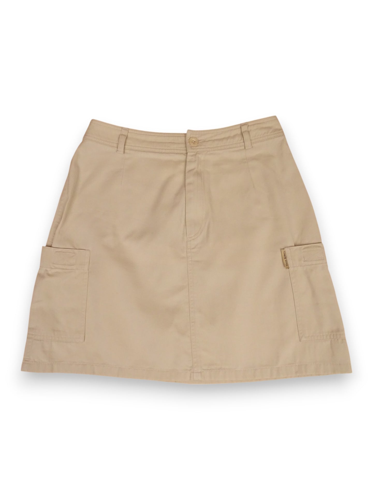 Jupe Coton Beige Burberry Avec Poche L Femme