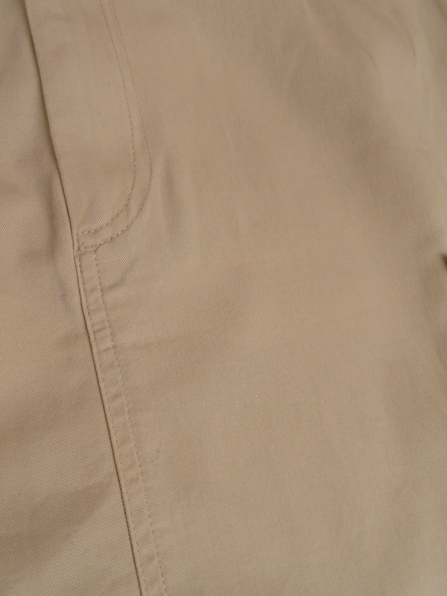 Jupe Coton Beige Burberry Avec Poche L Femme