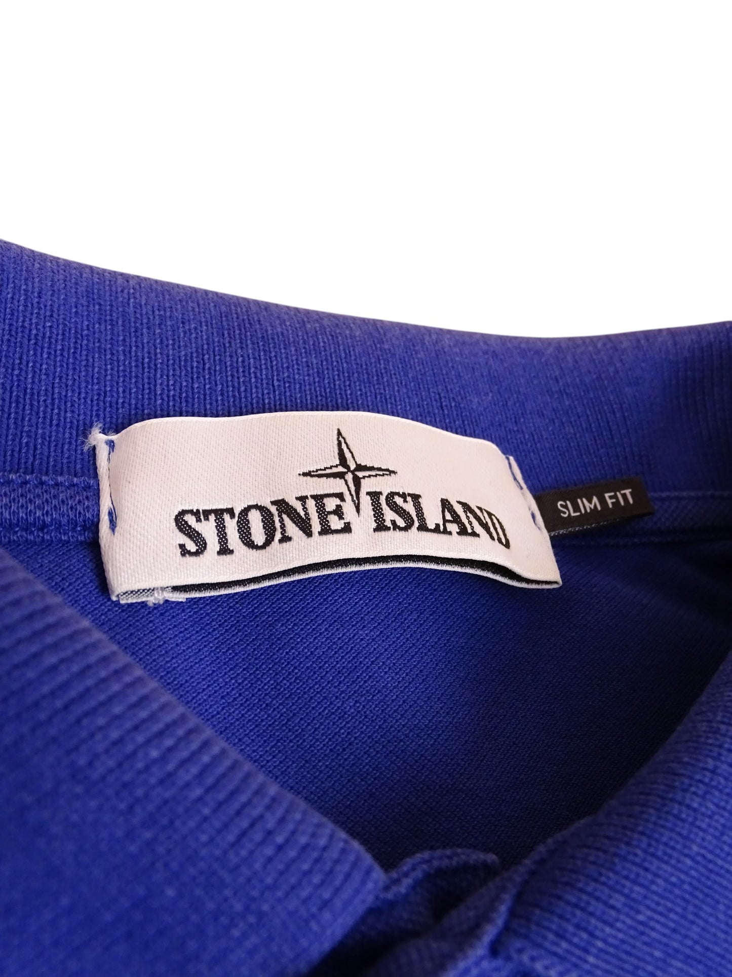 Polo Bleu Stone Island L Homme