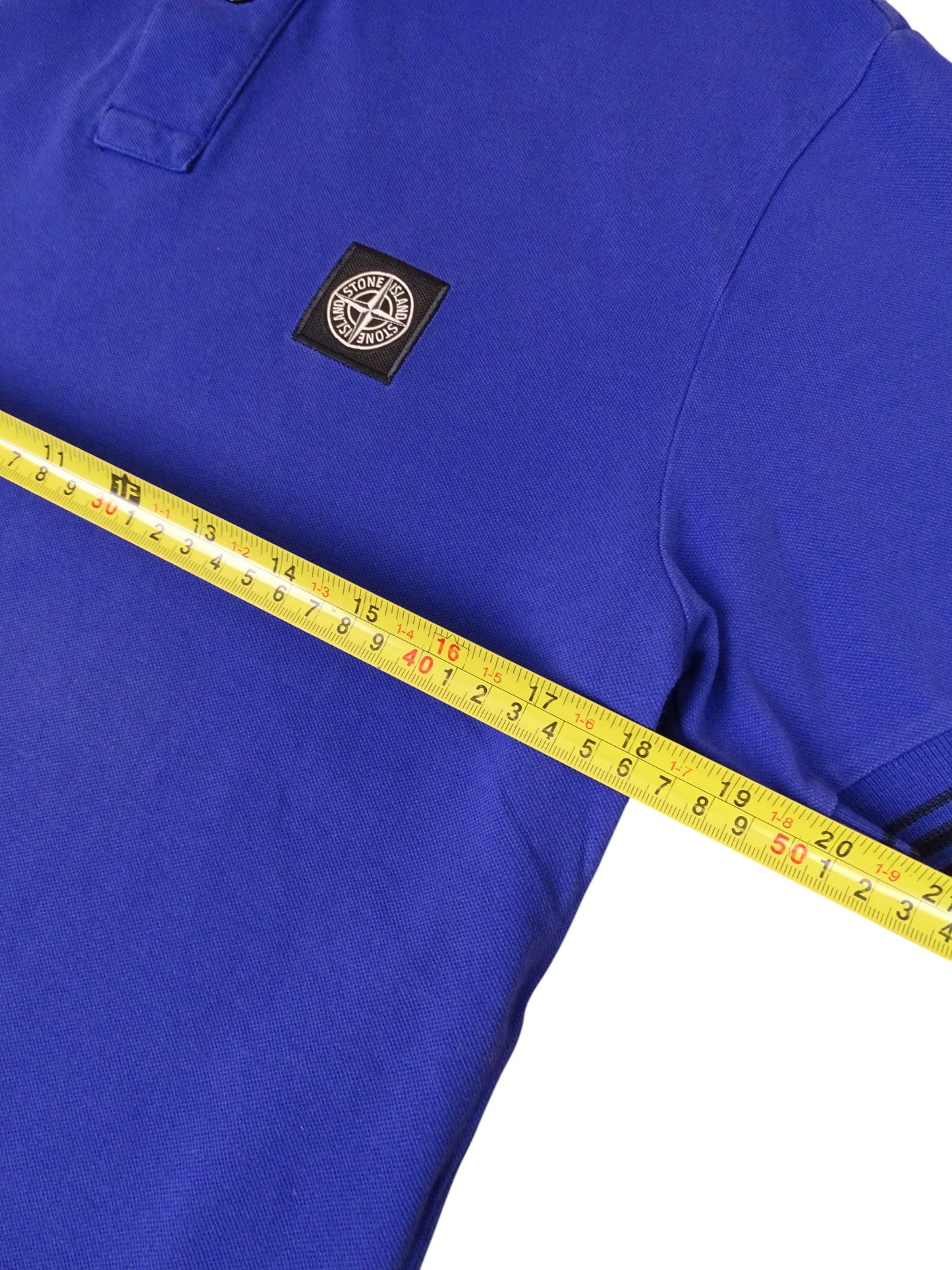 Polo Bleu Stone Island L Homme