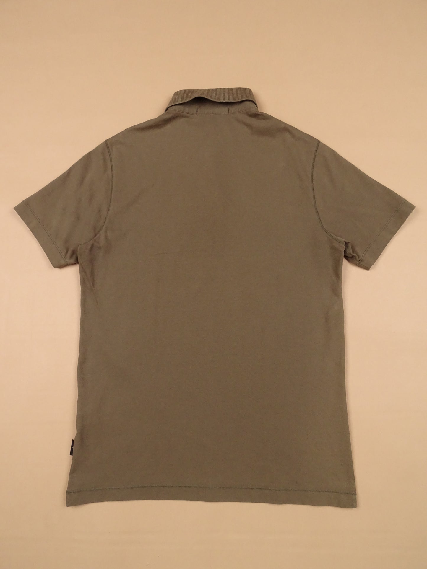 Polo Stone Island Marron M 100% Coton