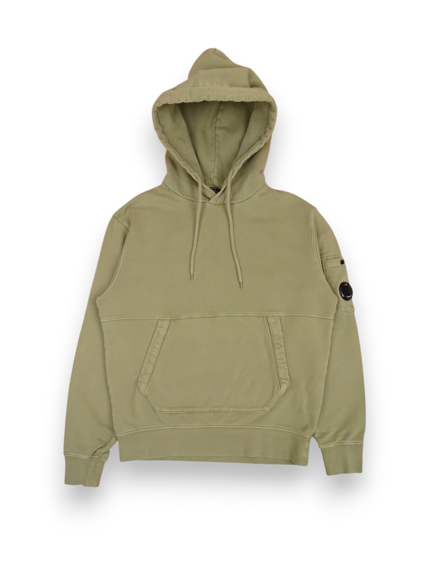 Sweat À Capuche CP Company Kaki M Homme