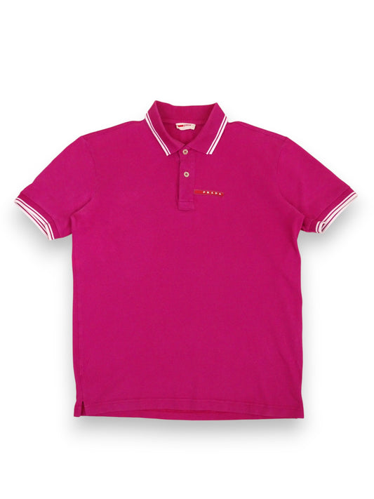 Polo Prada Rose M Homme Coton