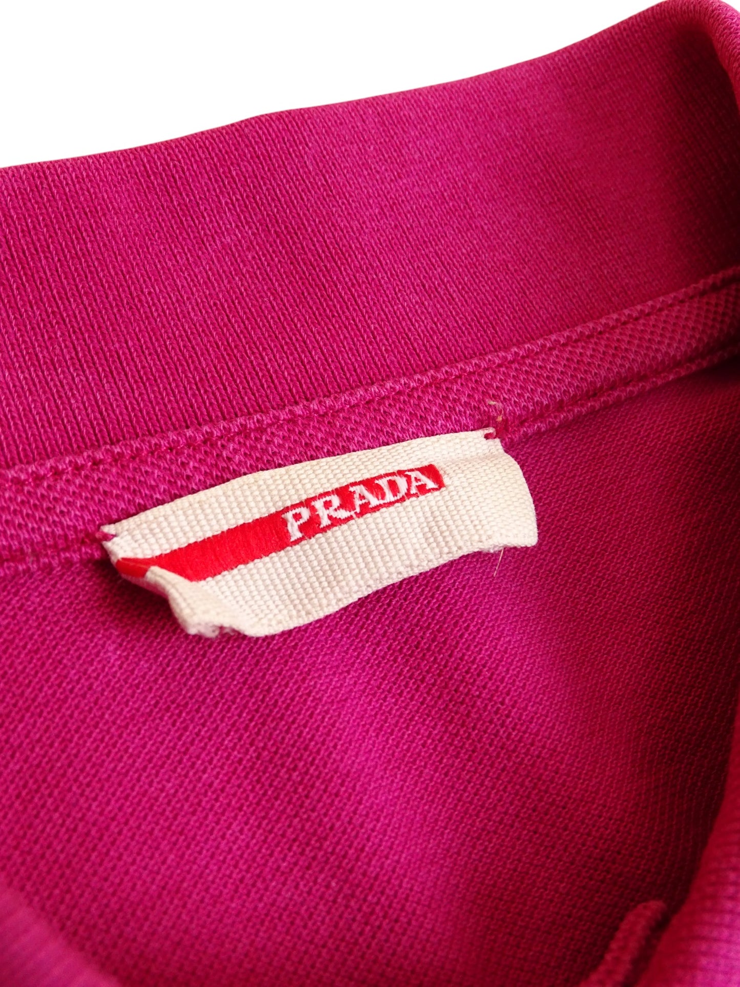 Polo Prada Rose M Homme Coton