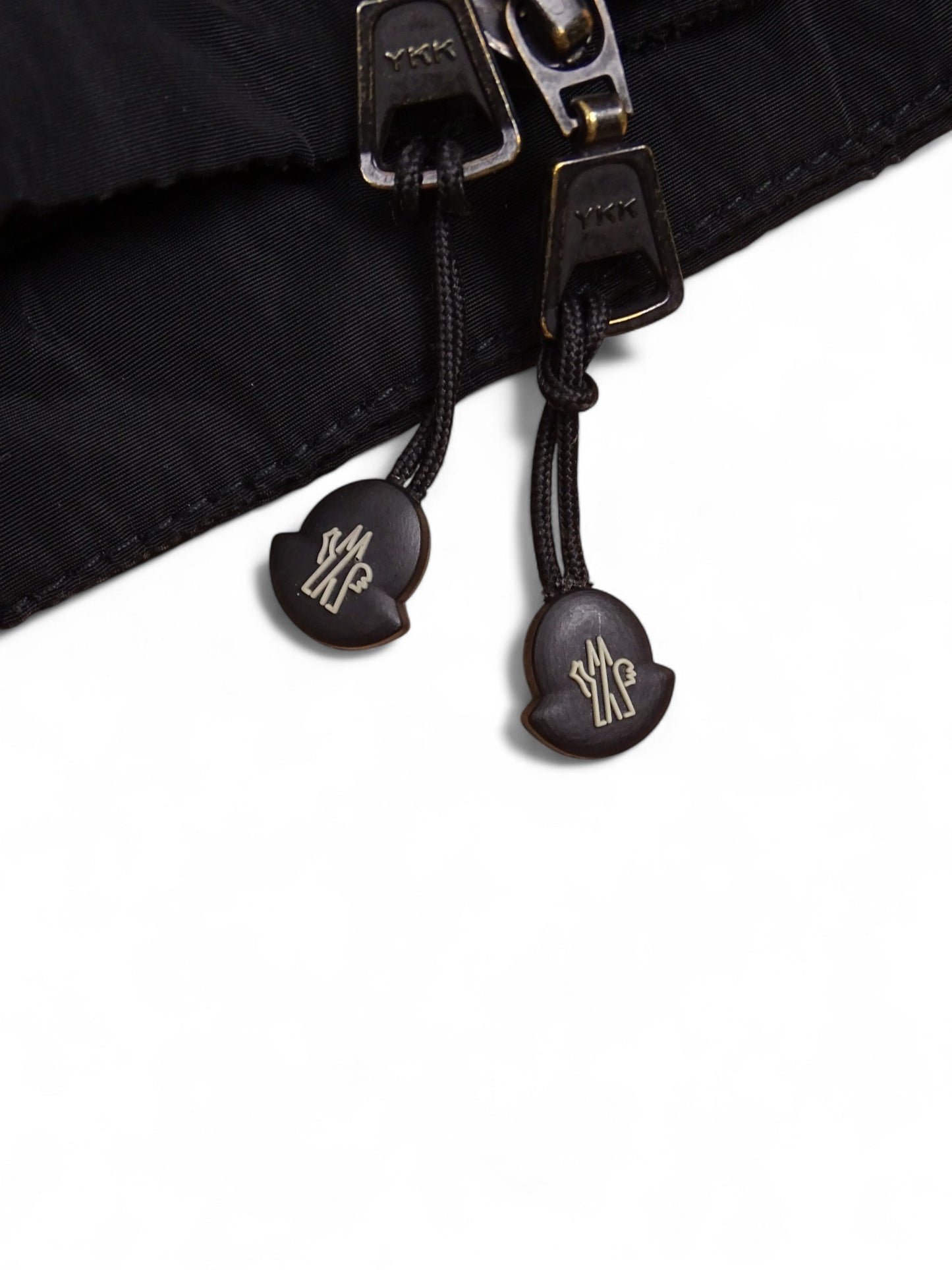 Manteau Moncler Noir Gros Logo M Homme