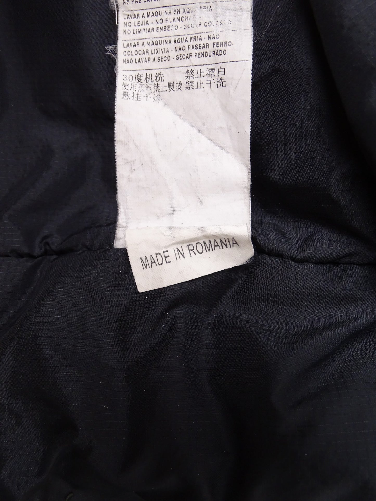 Manteau Moncler Noir Gros Logo M Homme