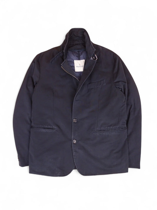 Manteau Moncler Claude Bleu Marine Matelassé XL Homme