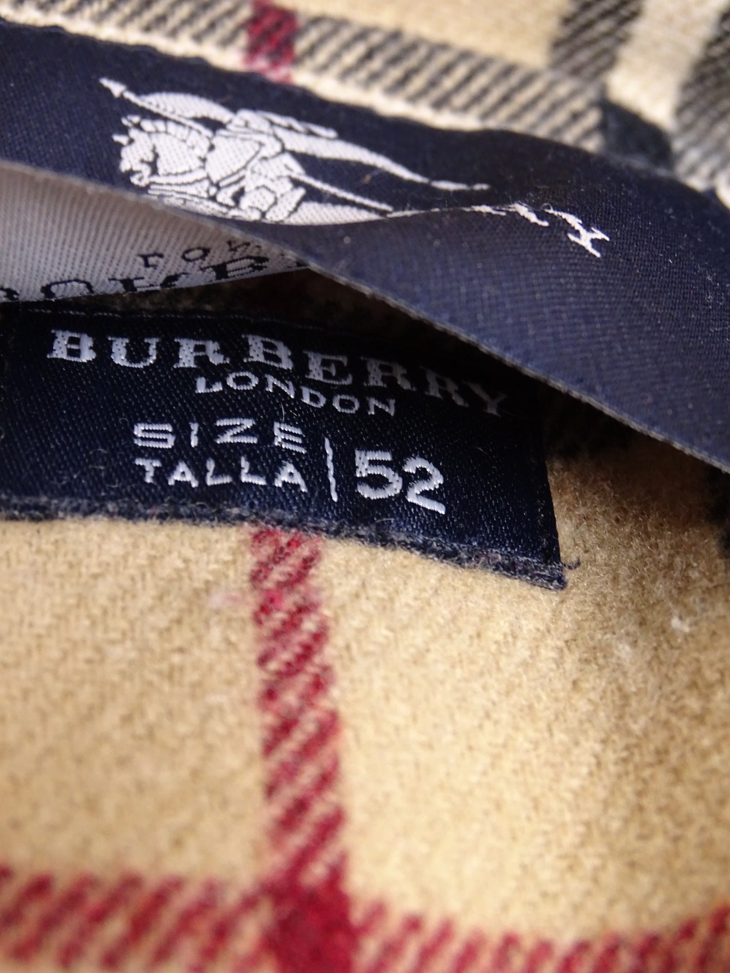 Trench Burberry Bleu Marine Tartan Intérieur L Homme