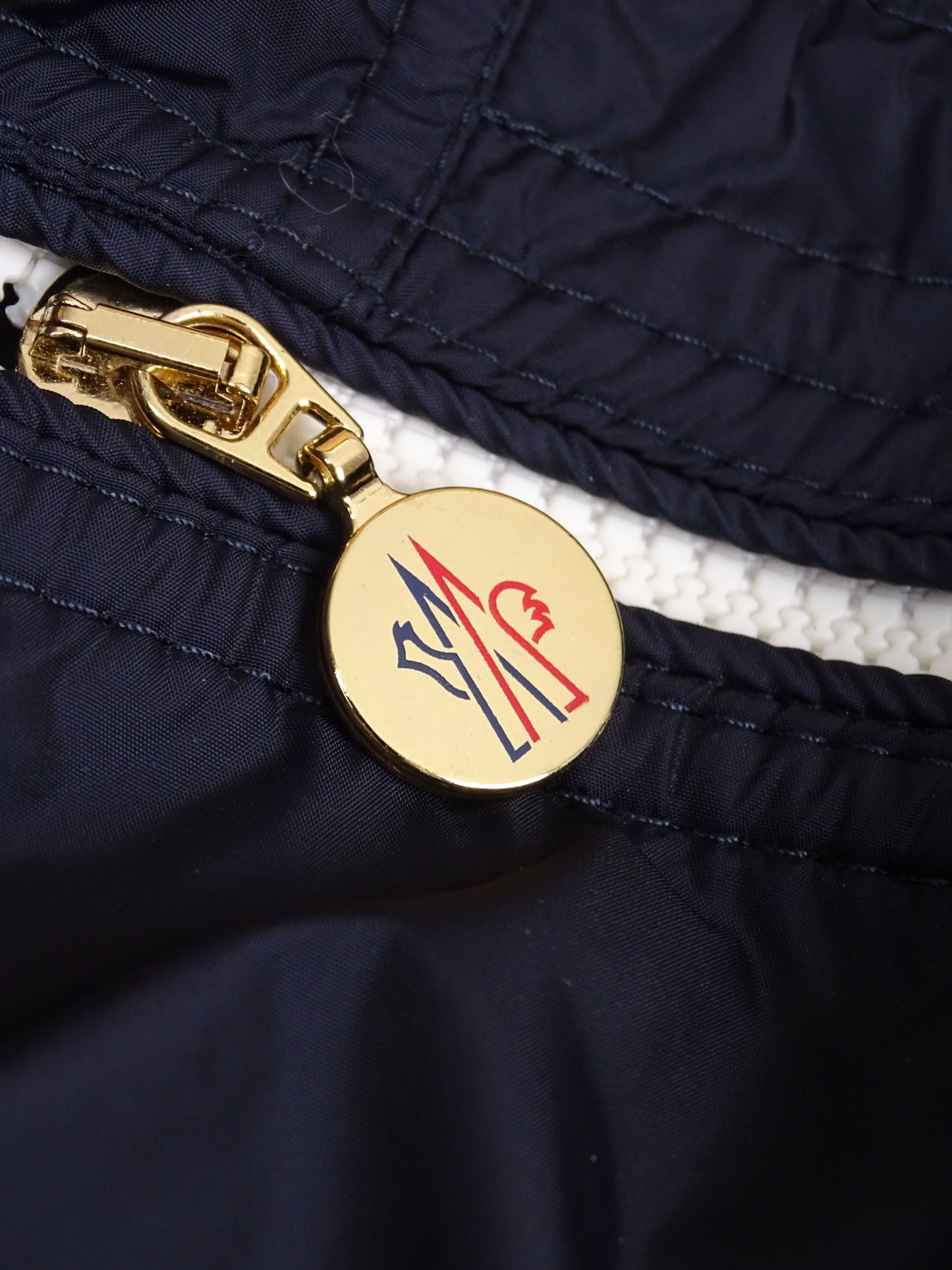 Veste Moncler Comme Neuf "Maryse" Bleu Marine M Femme