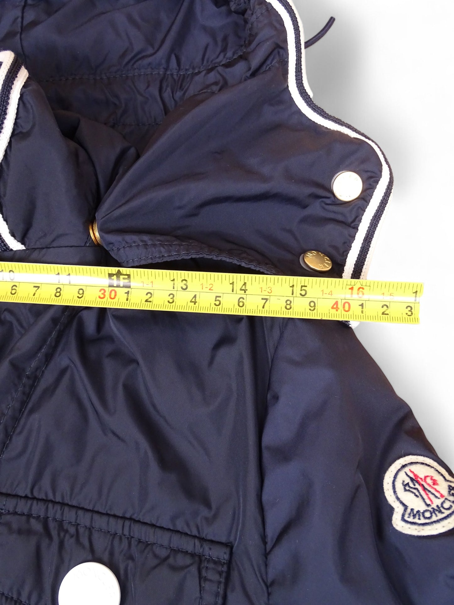 Veste Moncler Comme Neuf "Maryse" Bleu Marine M Femme