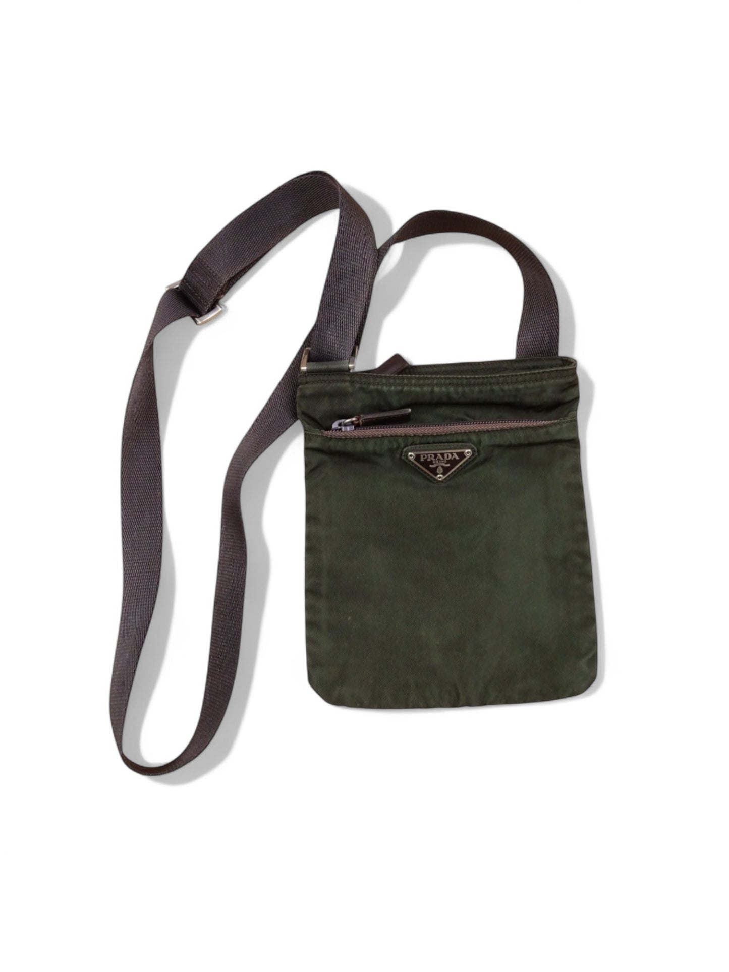 Sacoche Prada Nylon Kaki