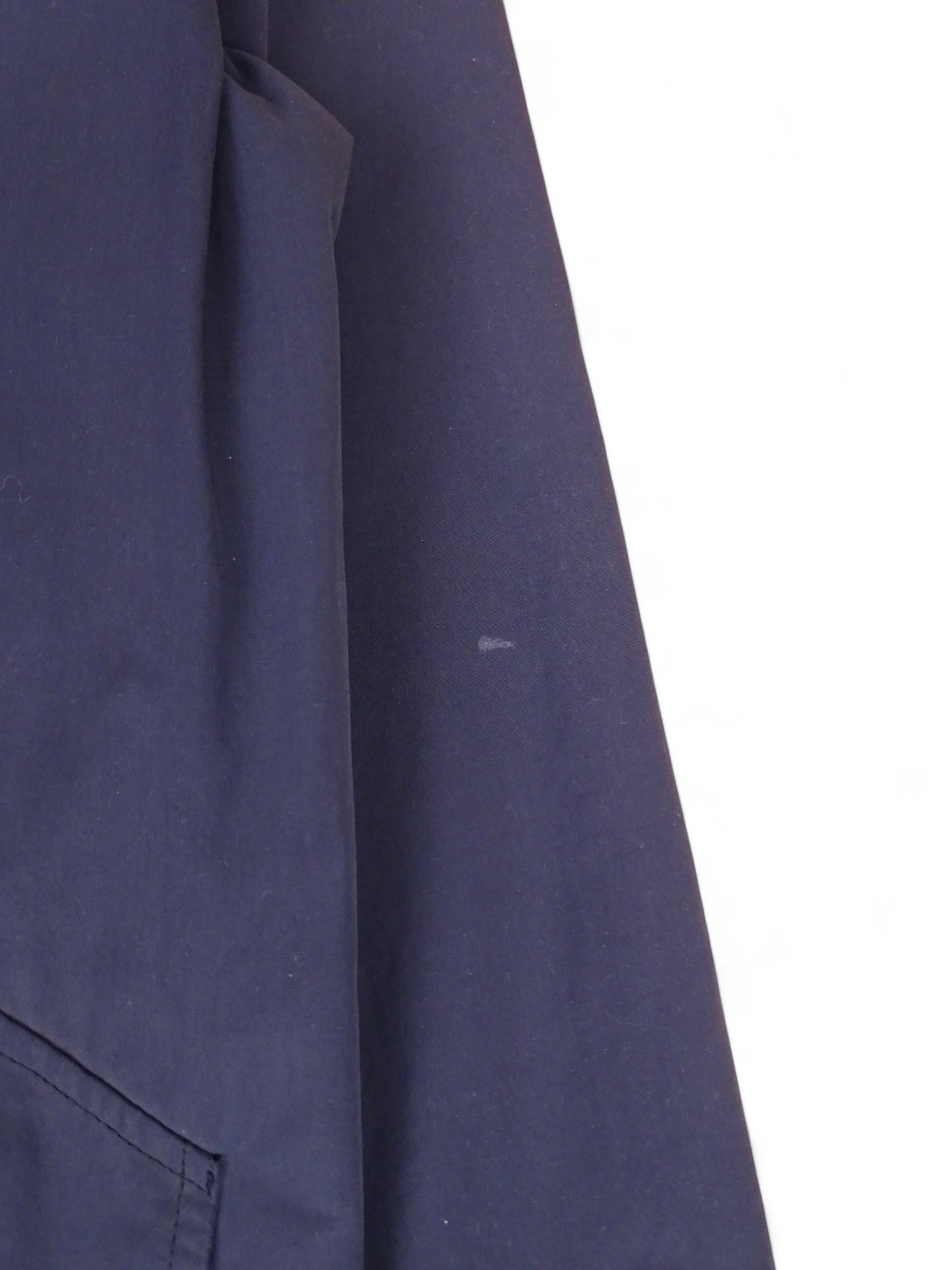 Burberry Manteau Long Bleu Marine/Beige XL Homme