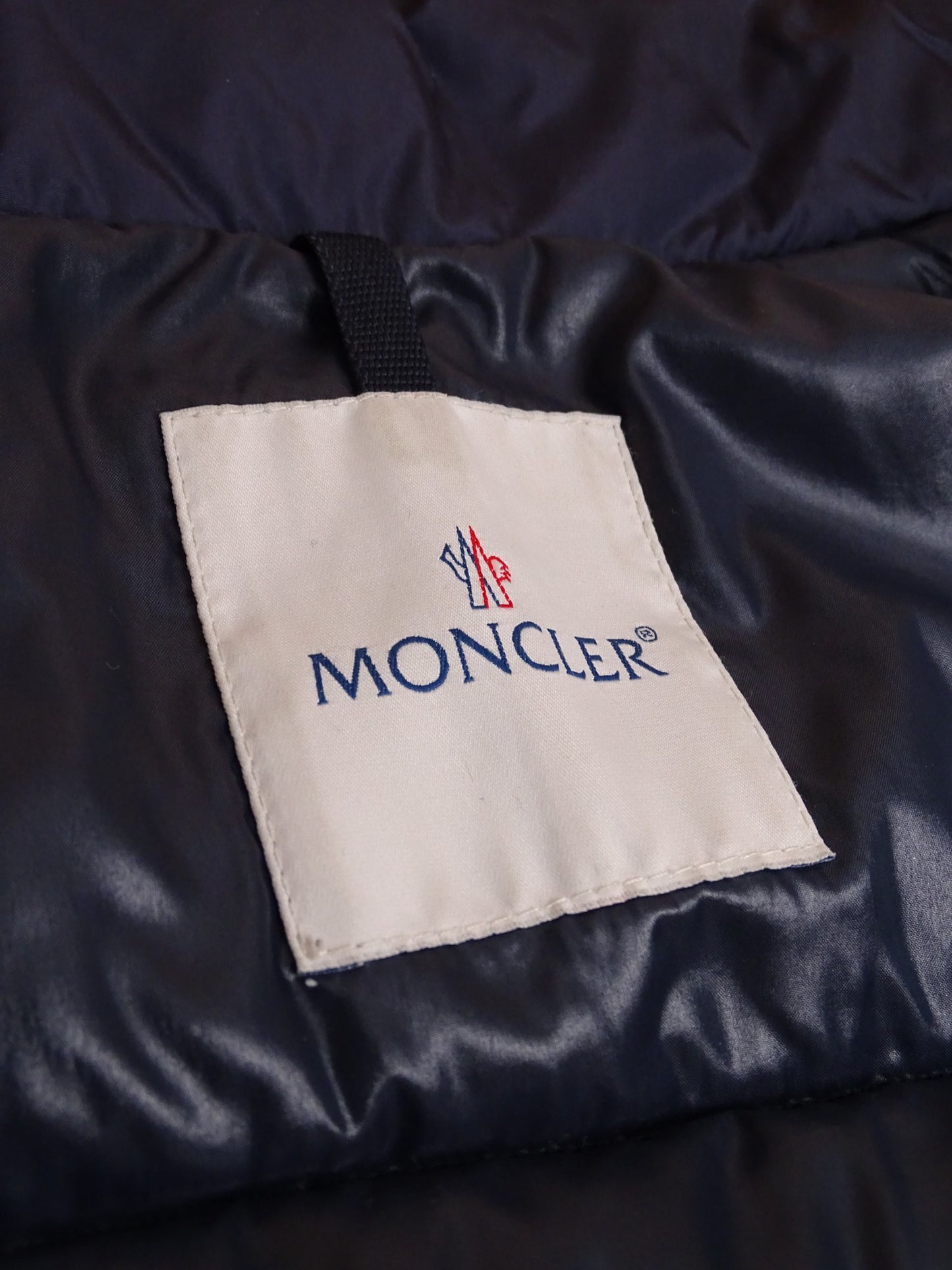 Doudoune Moncler Bleu Marine S Femme