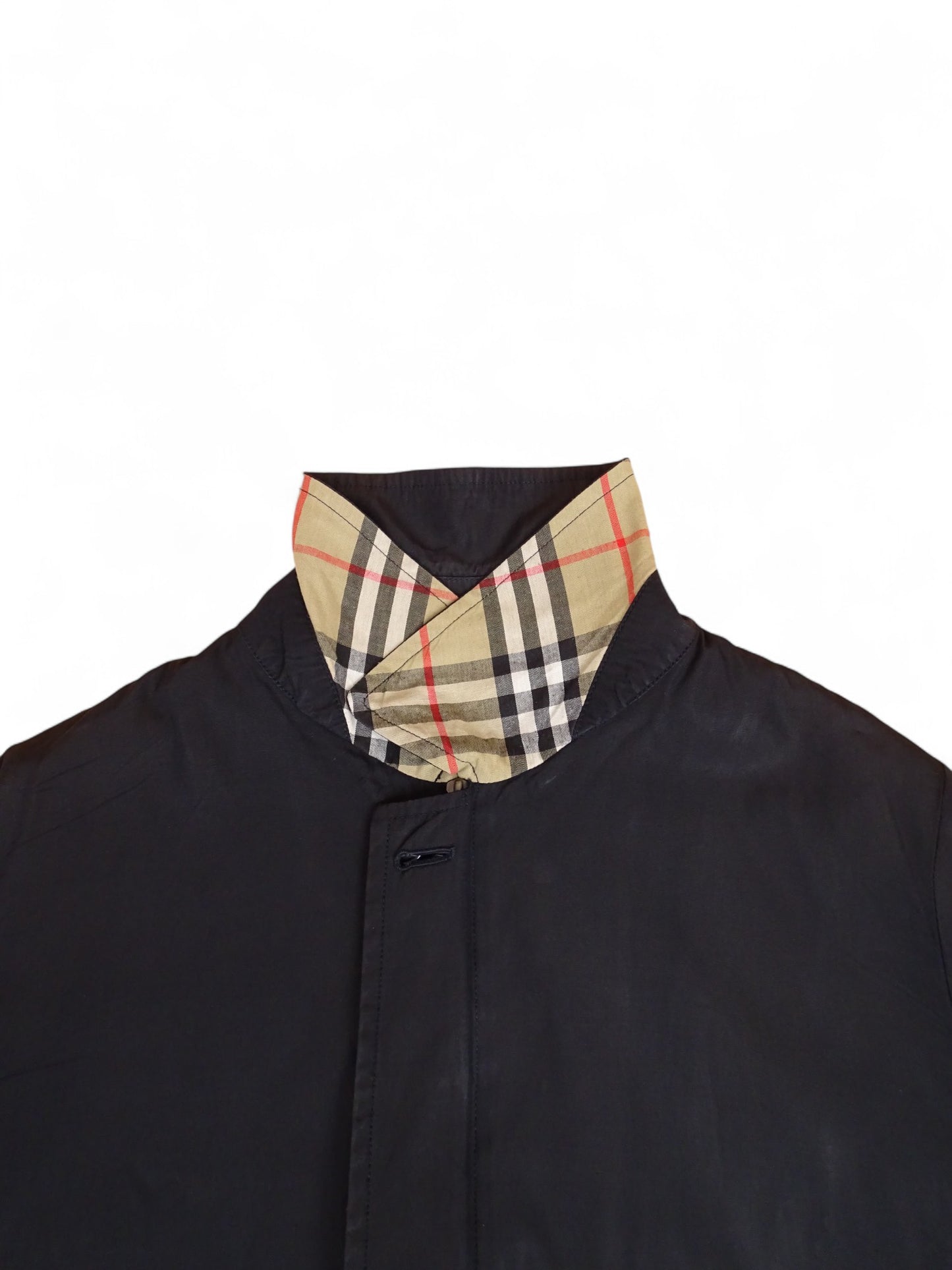 Burberry Manteau Long Noir L Homme