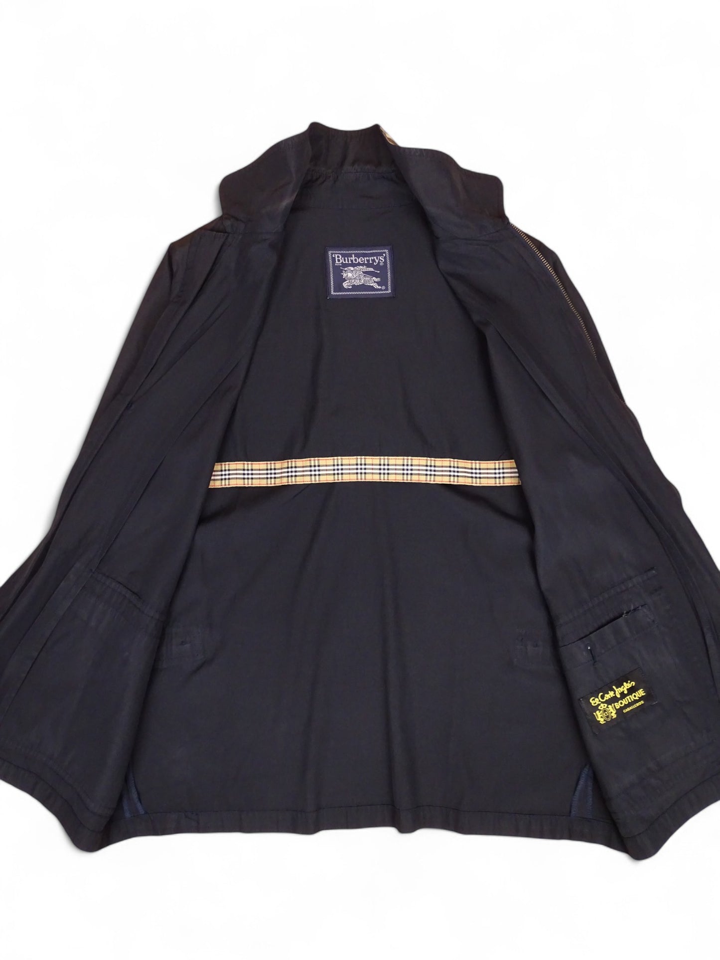 Burberry Manteau Long Noir L Homme