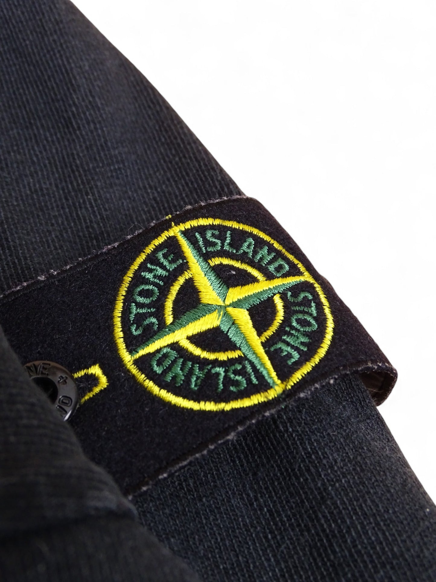 Pull Stone Island Noir M Homme Coton