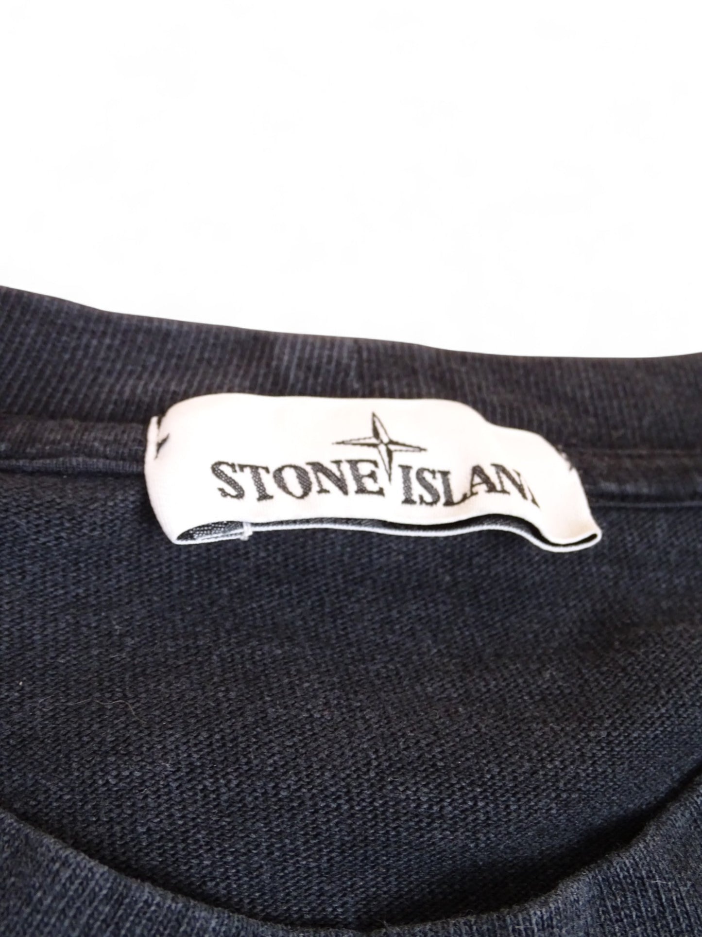 Pull Stone Island Noir M Homme Coton