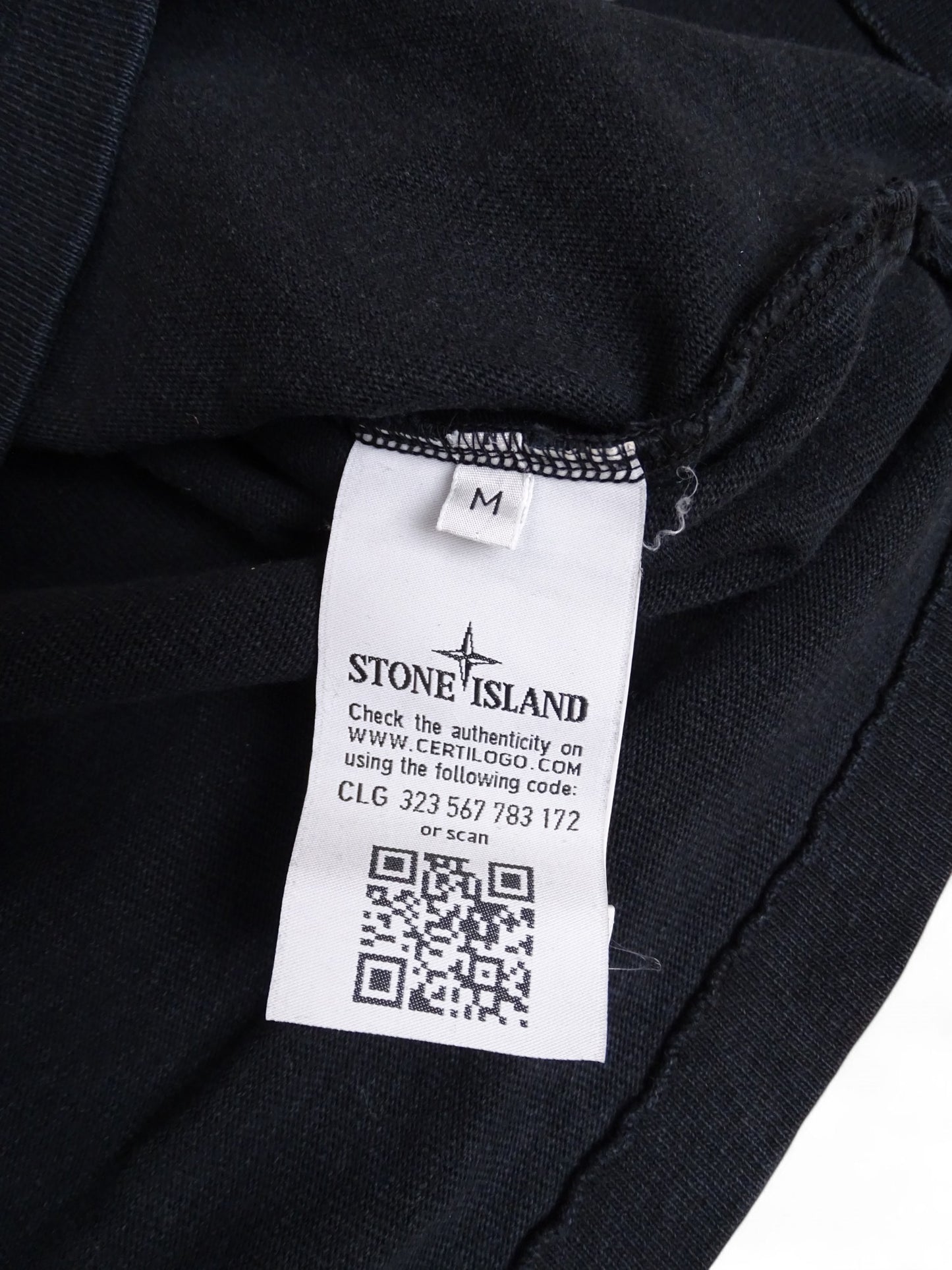 Pull Stone Island Noir M Homme Coton