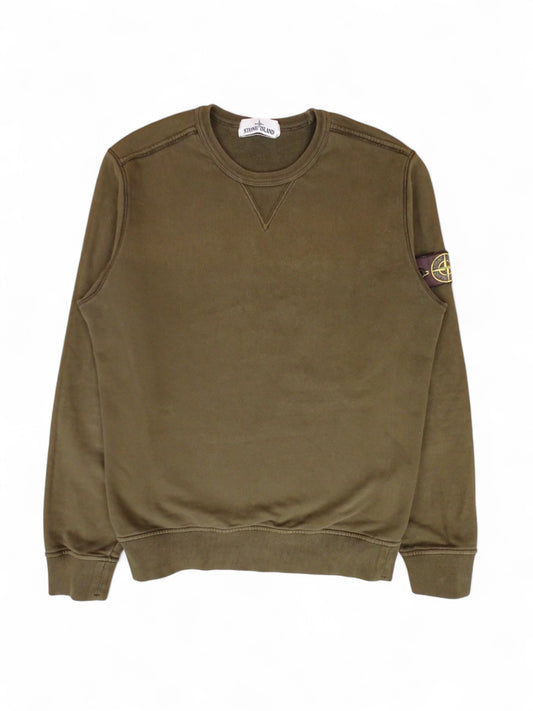 Pull Stone Island Kaki M Homme Coton