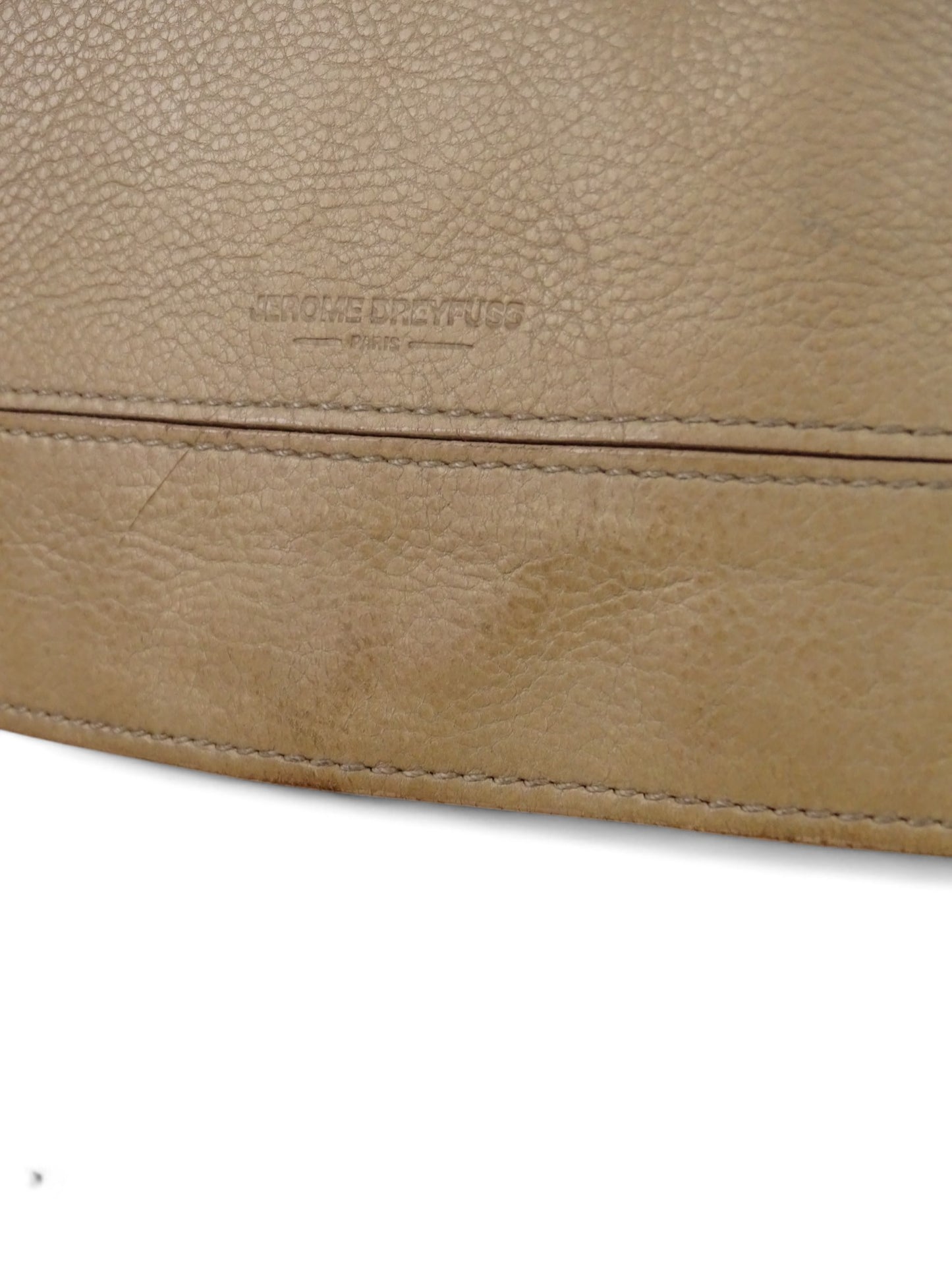 Sac Jérôme Dreyfuss Bobi M Cuir Beige