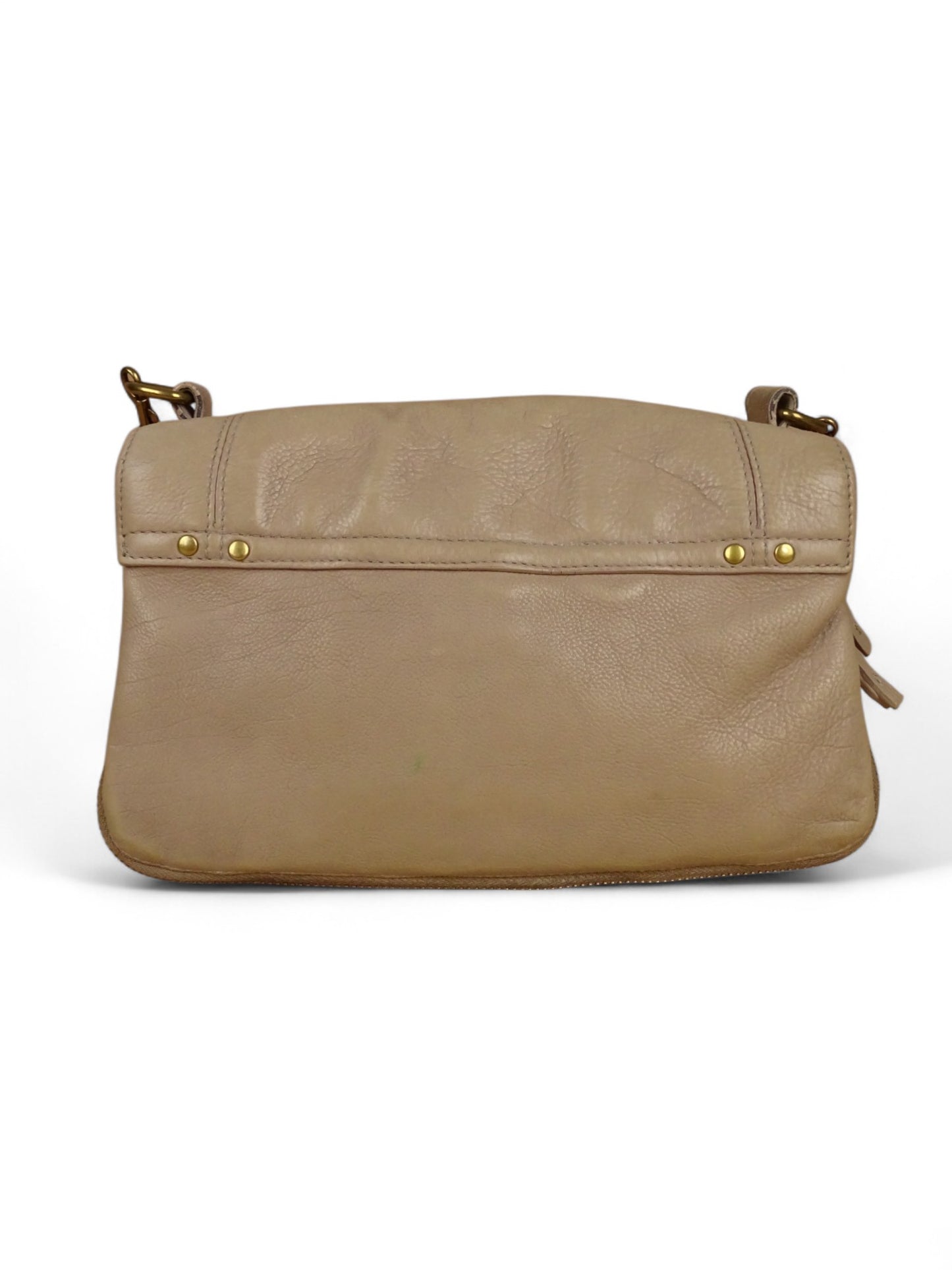 Sac Jérôme Dreyfuss Bobi M Cuir Beige