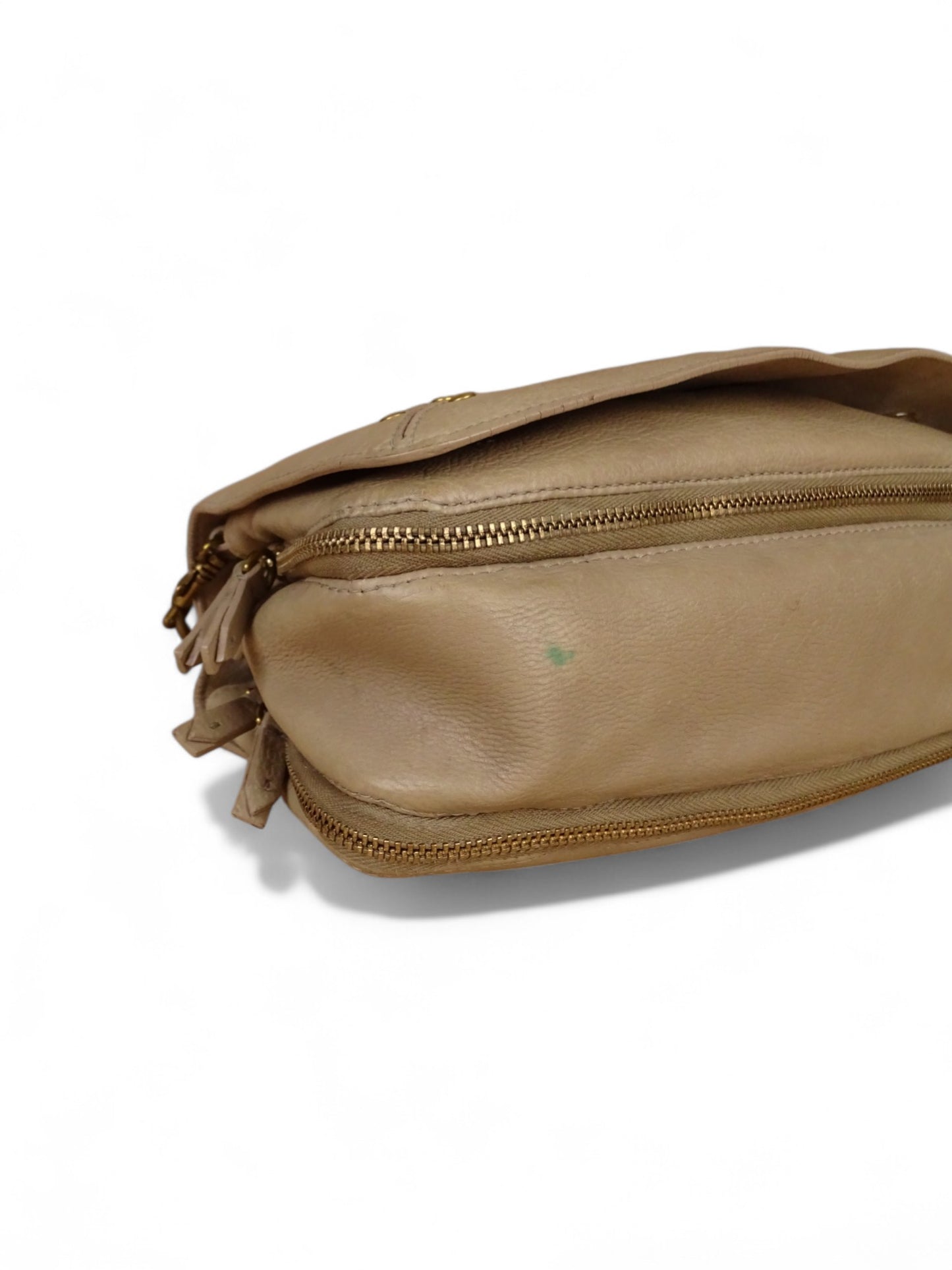 Sac Jérôme Dreyfuss Bobi M Cuir Beige