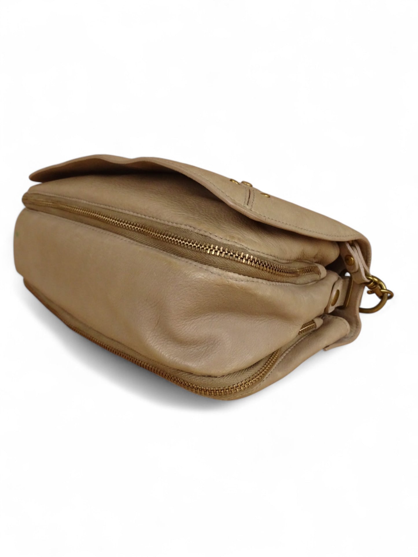 Sac Jérôme Dreyfuss Bobi M Cuir Beige