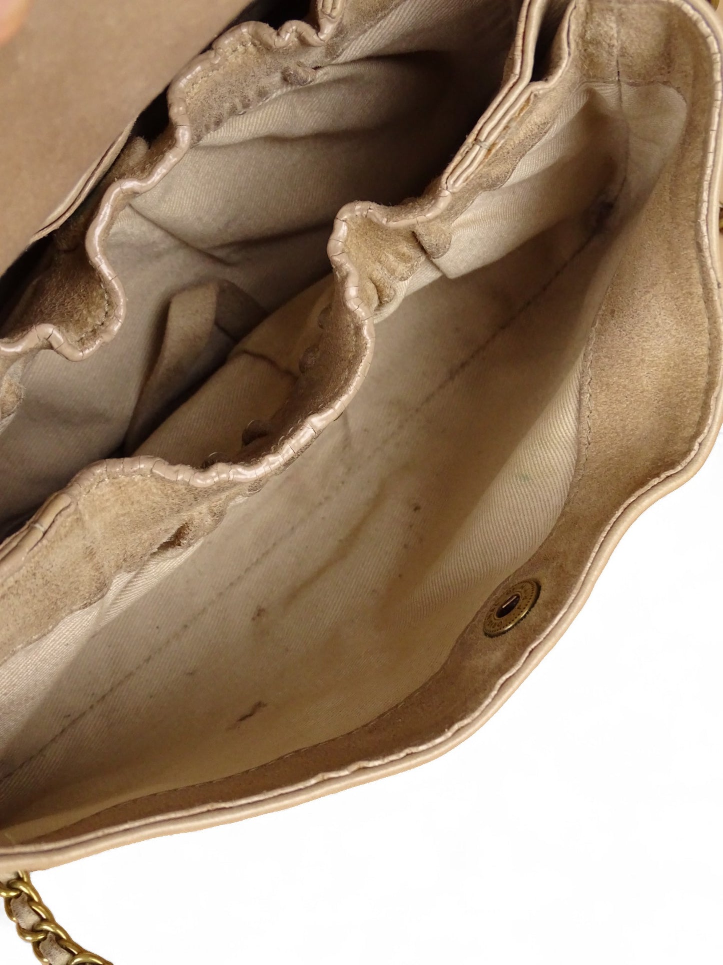 Sac Jérôme Dreyfuss Bobi M Cuir Beige